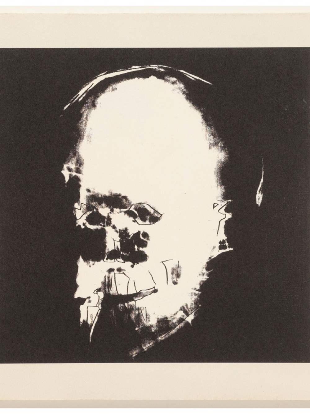 ANDY WARHOL: Philip's Skull - Gagosian, 1999 - Rosenblum, Burgess, Moore